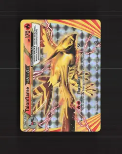 Talonflame BREAK 21/114 Steam Siege Full Art Ultra Rare Holo Pokemon Card NM - Image 1