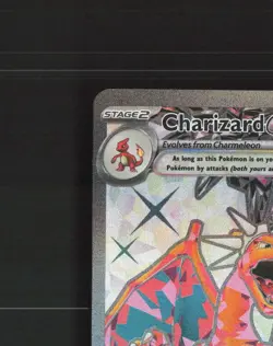 Charizard ex 215/197 Obsidian Flames Full Art Ultra Rare Holo Pokemon Card NM - Image 3