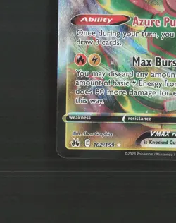Rayquaza VMAX 102/159 Crown Zenith Ultra Rare Holo Pokemon Card NM - Image 5