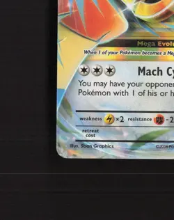 Mega M Pidgeot EX 65/108 Evolutions Ultra Rare Holo Pokemon Card LP - Image 5