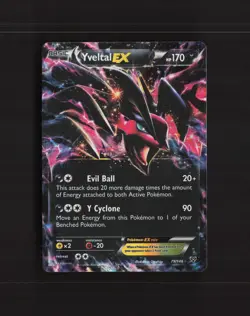 Yveltal EX 79/146 XY Ultra Rare Holo Pokemon Card MP - Image 1