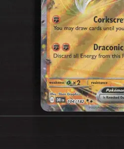 Cynthia's Garchomp ex 104/182 Destined Rivals Ultra Rare Holo Pokemon Card NM - Image 5