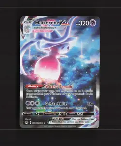 Hatterene VMAX GG47/GG70 Crown Zenith Full Art Ultra Rare Holo Pokemon Card NM - Image 1
