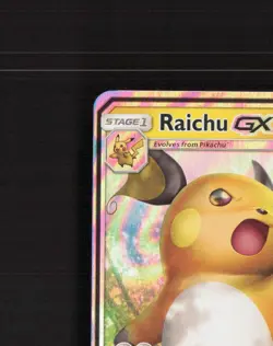Raichu GX 29/73 Shining Legends Ultra Rare Holo Pokemon Card LP+ - Image 3