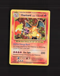 Charizard 11/108 Evolutions Holo Rare Pokemon Card MP - Image 1