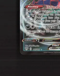 Eternatus VMAX 117/189 Darkness Ablaze Ultra Rare Holo Pokemon Card NM - Image 5