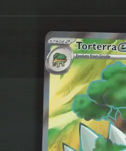 Torterra ex 185/162 Temporal Forces Full Art Ultra Rare Holo Pokemon Card NM - Image 3