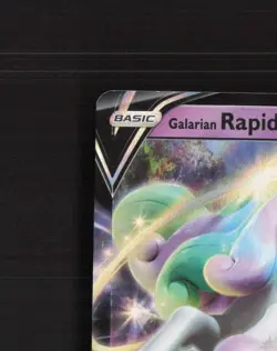 Galarian Rapidash V SWSH111 Sword & Shield Black Star Promo Holo Pokemon Card NM - Image 3