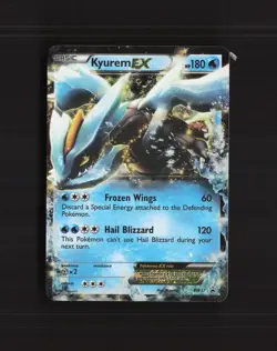 Kyurem EX BW37 Black & White Black Star Promo Holo Pokemon Card LP - Image 1