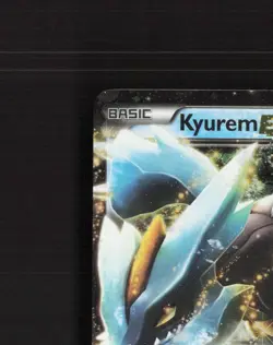 Kyurem EX BW37 Black & White Black Star Promo Holo Pokemon Card LP - Image 3
