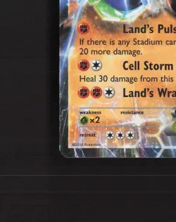 Zygarde EX 54/124 Fates Collide Ultra Rare Holo Pokemon Card LP - Image 5