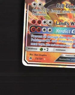 Zygarde GX 73/131 Forbidden Light Ultra Rare Holo Pokemon Card LP - Image 5