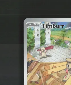 Timburr 183/167 Twilight Masquerade Full Art Ultra Rare Holo Pokemon Card NM - Image 3