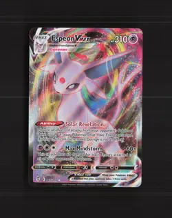 Espeon VMAX 065/203 Evolving Skies Ultra Rare Holo Pokemon Card LP - Image 1