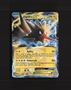 Zapdos EX 48/135 Plasma Storm Ultra Rare Holo Pokemon Card DMG - Image 1