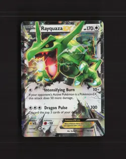 Rayquaza EX 75/108 Roaring Skies Ultra Rare Holo Pokemon Card MP - Image 1