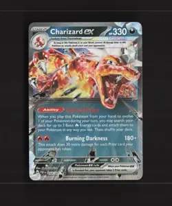Charizard ex 054/091 Paldean Fates Ultra Rare Holo Pokemon Card NM - Image 1
