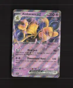 Alakazam ex SVP 050 Scarlet & Violet Black Star Promo Holo Pokemon Card NM - Image 1