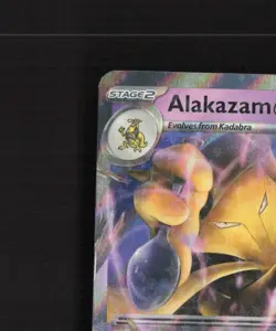 Alakazam ex SVP 050 Scarlet & Violet Black Star Promo Holo Pokemon Card NM - Image 3