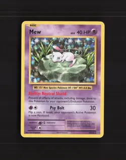 Mew 53/108 Evolutions Holo Rare Pokemon Card MP - Image 1