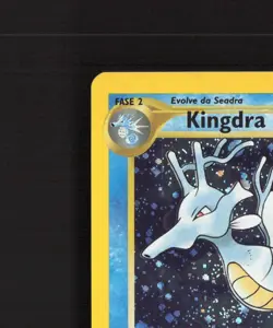 Kingdra 8/111 Italian Neo Genesis Holo Rare PARTIAL SWIRL Pokemon Card LP - Image 3