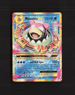Mega M Slowbro EX 27/108 Evolutions Ultra Rare Holo Pokemon Card LP+ - Image 1