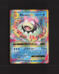 Mega M Slowbro EX 27/108 Evolutions Ultra Rare Holo Pokemon Card LP+ - Image 1