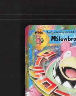 Mega M Slowbro EX 27/108 Evolutions Ultra Rare Holo Pokemon Card LP+ - Image 3