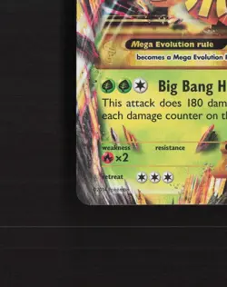 Mega M Heracross EX 112/111 Furious Fists Secret Rare Holo Pokemon Card MP - Image 5