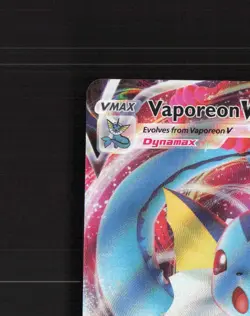 Vaporeon VMAX 030/203 Evolving Skies Ultra Rare Holo Pokemon Card LP+ - Image 3