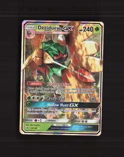 Decidueye GX 12/149 Sun & Moon Ultra Rare Holo Pokemon Card DMG - Image 1