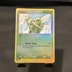 Cacnea 2003 EX Sandstorm 58/100 Reverse Holo Pokemon Card - Image 1
