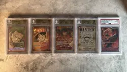One Piece Tcg Graded Card (5x) Lot BGS,PSA - Image 1
