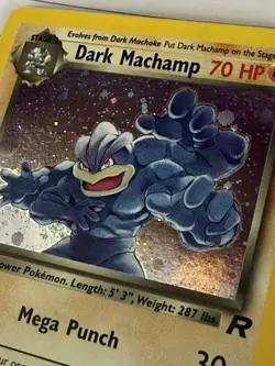 Dark Machamp 10/82 Team Rocket 1st Edition Holo Pokemon Card NEAR MINT!! - Image 4