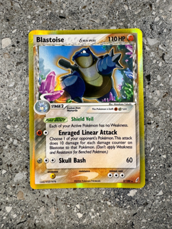 Pokemon TCG Cards Blastoise 2/100 Crystal Guardians Holo Rare LP - Image 1
