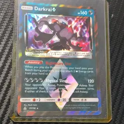 Pokemon Darkrai Prism Star 77/156 Sm-Ultra Prism Prism Rare Holo Card 2018 HP160 - Image 1