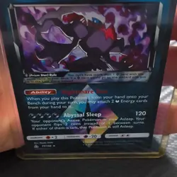 Pokemon Darkrai Prism Star 77/156 Sm-Ultra Prism Prism Rare Holo Card 2018 HP160 - Image 2