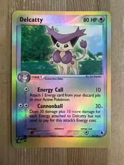 Delcatty 29/109 Reverse Holo Pokemon Card EX Ruby & Sapphire Pokemon TCG NM - Image 1