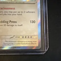 Pokemon Snorlax 202/091 SV: Paldean Fates Shiny Rare Holo Card Basic HP 150 NM! - Image 4