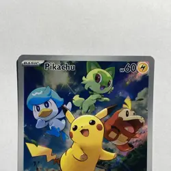 Pikachu SVP 027 Paldea Evolved Black Star Promo Card mint - Image 2