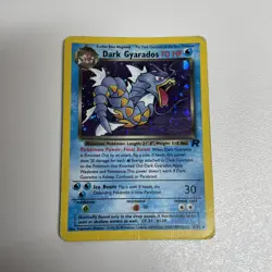 Dark Gyarados 8/82 Team Rocket Holo Rare Pokemon Card WOTC Pokemon - Heavy Play - Image 1