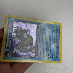 Dark Gyarados 8/82 Team Rocket Holo Rare Pokemon Card WOTC Pokemon - Heavy Play - Image 4