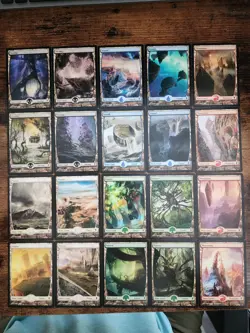 MTG ⭐ORIGINAL 2009 Zendikar ⭐Full Art Basic Land Set VLP 20 ⭐1 of each art Magic - Image 1