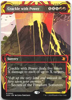 Crackle with Power Secrets of Strixhaven Mystical Archive Magic The Gathering NM - Image 1