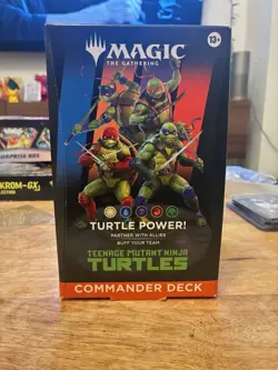 Sealed Teenage Mutant Ninja Turtles Commander Deck Turtle MTG - Image 1