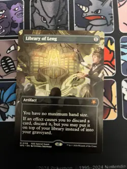 MTG Secrets of Strixhaven, Library of Leng, 0158 mythic rare pack fresh - Image 1