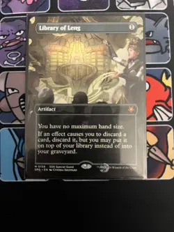 MTG Secrets of Strixhaven, Library of Leng, 0158 mythic rare pack fresh - Image 3