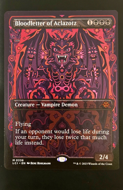 Magic: The Gathering Bloodletter of Aclazotz Borderless - Image 1