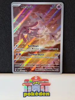 Mesprit 204/191 Sv08: Surging Sparks Holo Illustration Rare Pokemon TCG NM - Image 1