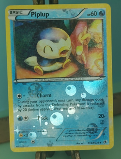 Pokemon Piplup RC6/RC25 Legendary Treasures: Radiant Holo Trading Card TCG - Image 2